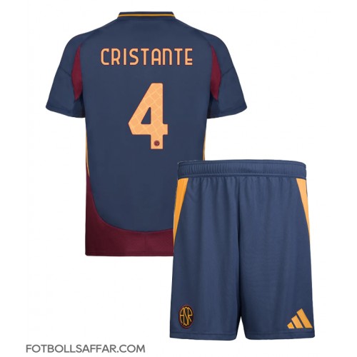 AS Roma Bryan Cristante #4 Tredje Dräkt Barn 2024-25 Kortärmad (+ Korta byxor)